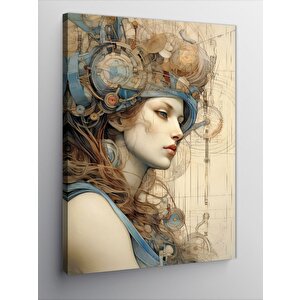 Kanvas Tablo Gelecekteki Sarışın Kadın 70x100 cm