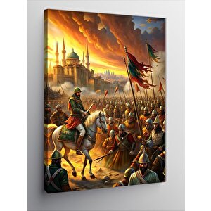 Kanvas Tablo İstanbul'un Fethi 1453 70x100 cm