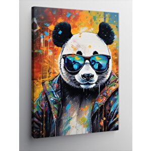 Kanvas Tablo Gözlüklü Panda