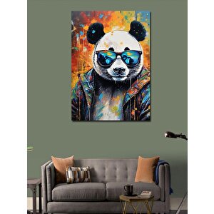 Kanvas Tablo Gözlüklü Panda