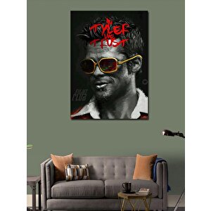 Kanvas Tablo Fight Club Dövüş Kulübü 100x140 cm