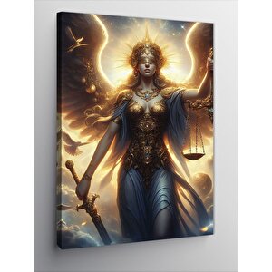Kanvas Tablo Adalet Tanrıçası Themis 100x140 cm