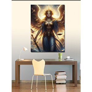 Kanvas Tablo Adalet Tanrıçası Themis 100x140 cm