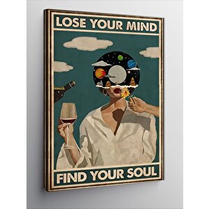 Kanvas Tablo Ruhunuzu Keşfedin Kadın 50x70 cm