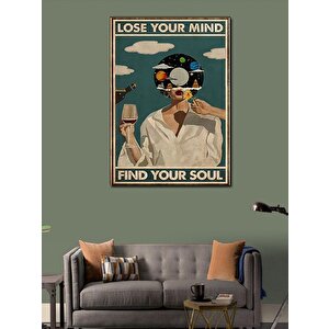 Kanvas Tablo Ruhunuzu Keşfedin Kadın 50x70 cm