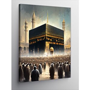 Kanvas Tablo Kahve Çizimi 50x70 cm