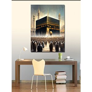 Kanvas Tablo Kahve Çizimi 50x70 cm