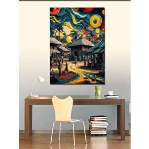 Kanvas Tablo Van Gogh Afrika Kabilesi 100x140 cm