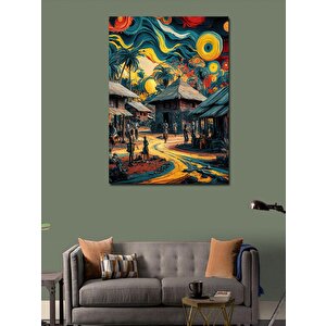 Kanvas Tablo Van Gogh Afrika Kabilesi 70x100 cm