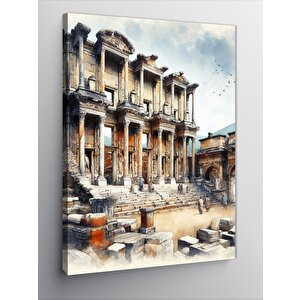 Kanvas Tablo Efes Celsus Kütüphanesi 50x70 cm