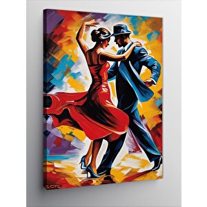 Kanvas Tablo Salsa Yapan Çift 50x70 cm