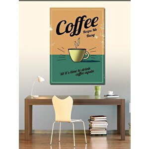 Kanvas Tablo Coffee Afiş 70x100 cm