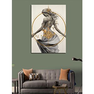 Kanvas Tablo Kadının İçindeki Müzik 100x140 cm