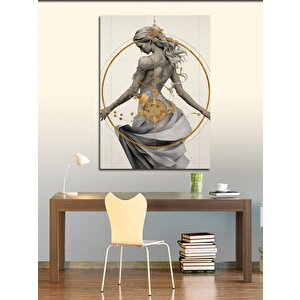 Kanvas Tablo Kadının İçindeki Müzik 100x140 cm