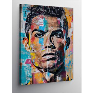 Kanvas Tablo Cristiano Ronaldo Futbolcu 70x100 cm