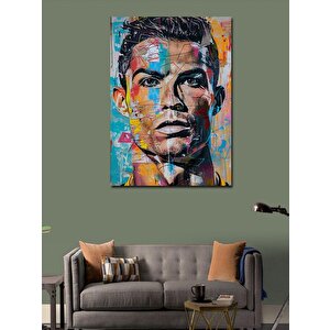 Kanvas Tablo Cristiano Ronaldo Futbolcu 70x100 cm