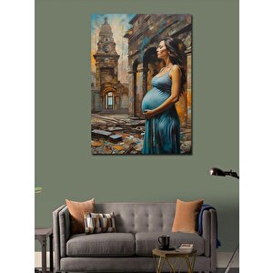 Kanvas Tablo Hamile Kadın 70x100 cm