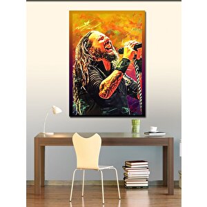 Kanvas Tablo Jonathan Davis Korn 50x70 cm