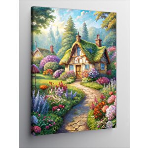 Kanvas Tablo Kır Evleri 70x100 cm
