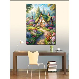 Kanvas Tablo Kır Evleri 70x100 cm