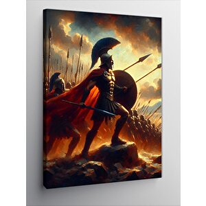 Kanvas Tablo Spartalılar 100x140 cm