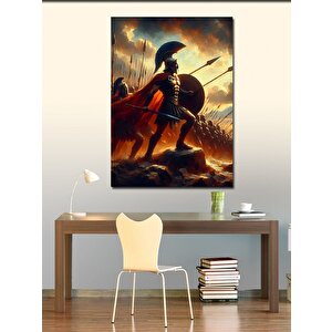 Kanvas Tablo Spartalılar 100x140 cm