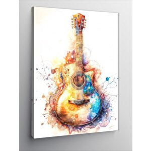 Kanvas Tablo Akustik Gitar 50x70 cm