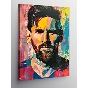 Kanvas Tablo Lionel Messi Futbolcu