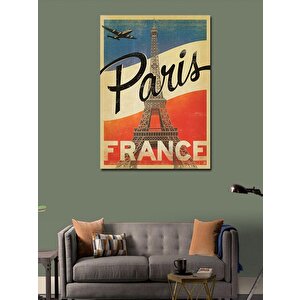 Kanvas Tablo Paris Fransa Temalı 70x100 cm