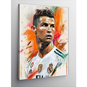 Kanvas Tablo Cristiano Ronaldo Futbolcu 50x70 cm