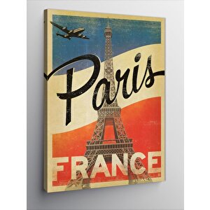 Kanvas Tablo Paris Fransa Temalı 100x140 cm
