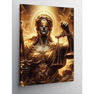 Kanvas Tablo Adalet Tanrıçası Themis 100x140 cm