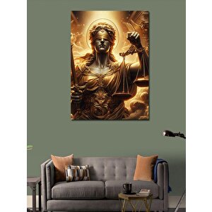 Kanvas Tablo Adalet Tanrıçası Themis 100x140 cm