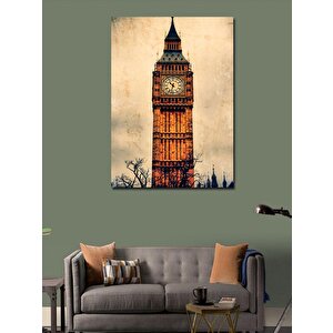 Kanvas Tablo Big Ben 100x140 cm