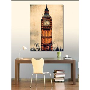 Kanvas Tablo Big Ben 100x140 cm