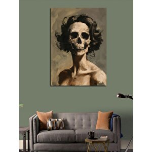 Kanvas Tablo Zombi Kadın 100x140 cm