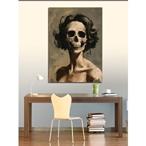 Kanvas Tablo Zombi Kadın 100x140 cm