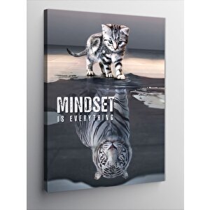 Kanvas Tablo Mindset İs Everything 50x70 cm