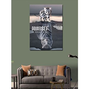 Kanvas Tablo Mindset İs Everything 50x70 cm