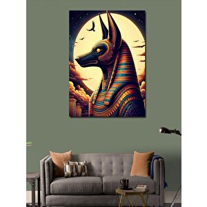 Kanvas Tablo Anubis 50x70 cm