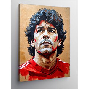 Kanvas Tablo Maradona Futbolcu 70x100 cm