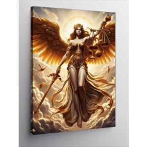 Kanvas Tablo Adalet Tanrıçası Themis 50x70 cm