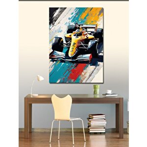 Kanvas Tablo Retro Formula 1 100x140 cm