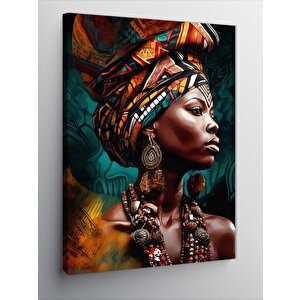 Kanvas Tablo Afrikalı Kadın 50x70 cm