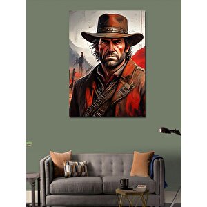 Kanvas Tablo Red Dead Redemption 2 100x140 cm