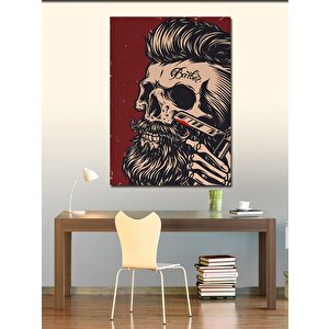 Kanvas Tablo Berber Dükkanı Temalı 70x100 cm