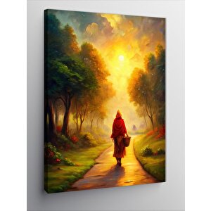 Kanvas Tablo Kırmızı Başlıklı Kız 50x70 cm