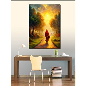 Kanvas Tablo Kırmızı Başlıklı Kız 70x100 cm