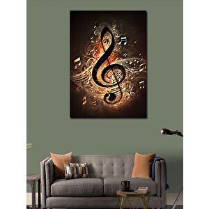 Kanvas Tablo Sol Anahtarı 100x140 cm