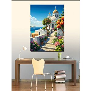 Kanvas Tablo Yunan Adası 70x100 cm